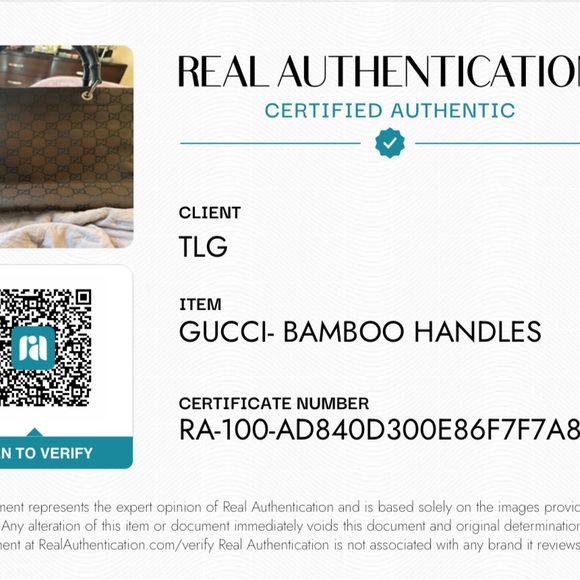 Authentic Gucci Bamboo Canvas Tote - Picture 16 of 16